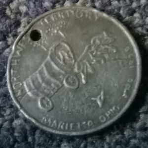 Northwest territory coin pendant
